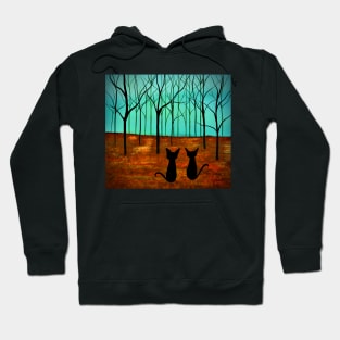 Autumn Forest Cats Hoodie